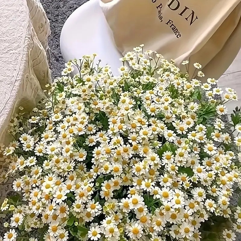 26-Pack Artificial Chamomile Flowers, Realistic White Faux Wedding Bouquets, INS Style Floral Decor for Home, Office, Outdoor Garden, Wedding Arrangements, Wall and Fence Hanging, Arch Decorations, and Photography Props 2025 - $18.99 –P3