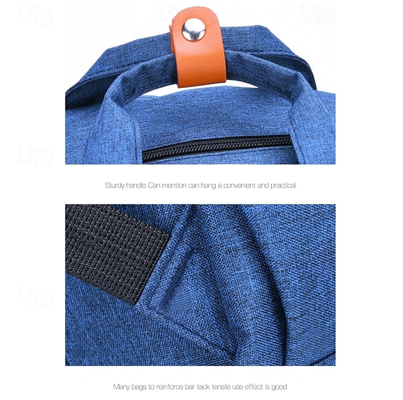 unisex klassieke schoolrugzak – veelkleurige lichtgewicht boekentas met USB-oplaadpoort en grote opbergcapaciteit 2025 - $32.99 –P4