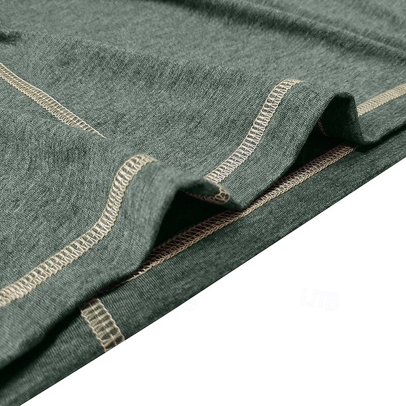 Homens Pólo Camisa de golfe Desportos e Ar livre Casual Colarinho Clerical Clássico Manga Longa Roupa de rua Legal Tecido Bolso frontal Primavera & Outono Normal Preto Branco Azul Verde Cáqui Cinzento de 2026 por $31.99 –P9