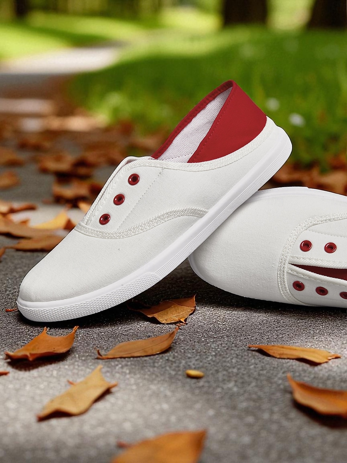 damskie wsuwane płócienne buty – lekkie buty na co dzień, na zakupy i jesienne przygody 2025 - $18.99 –P1