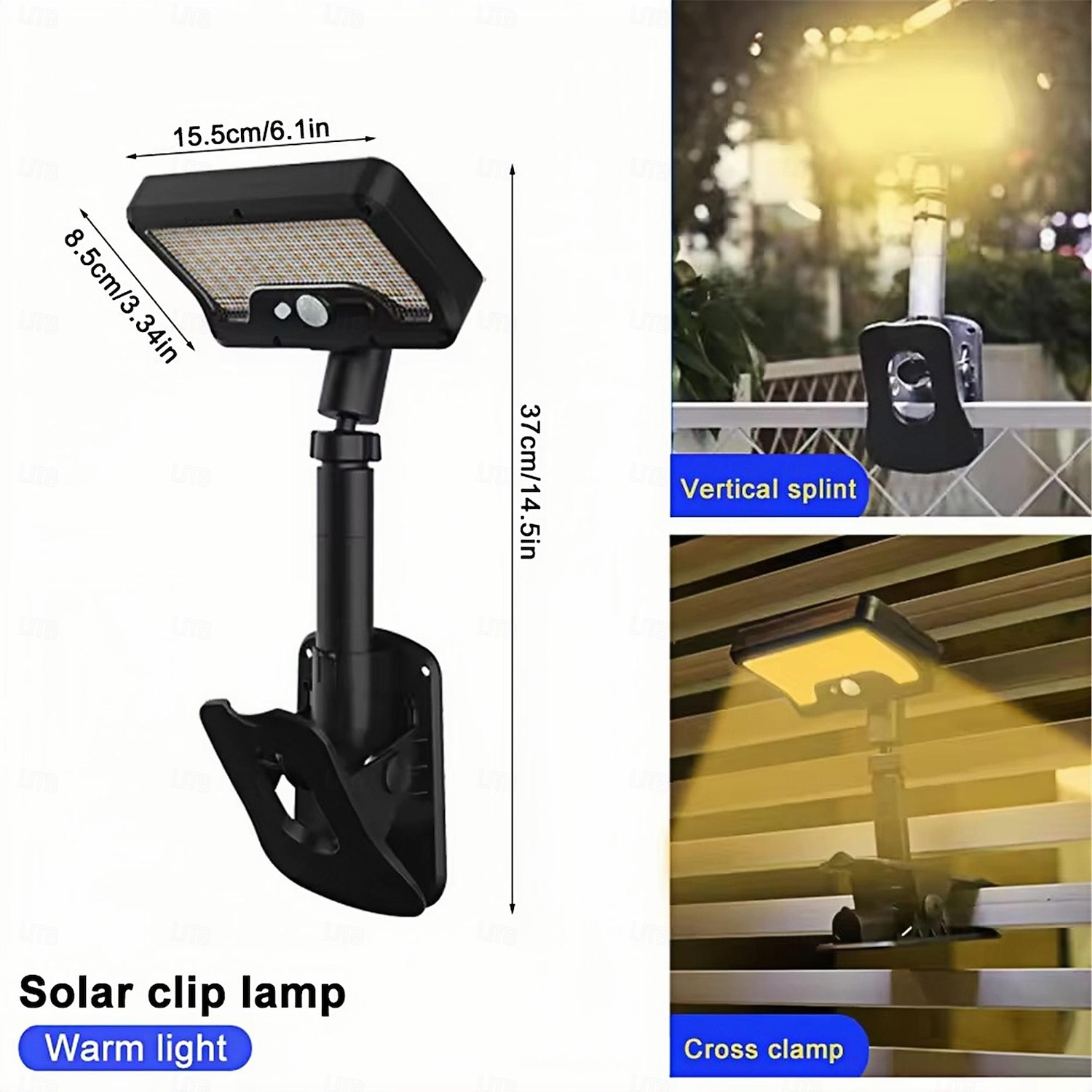 USB Clip On Solar Light Outdoor Motion Sensor 92 LED Solar Fence Lights Waterproof Safety Lighting Fences Decks Drainage Camping Tro  1PC 2026 - $38.99 –P1