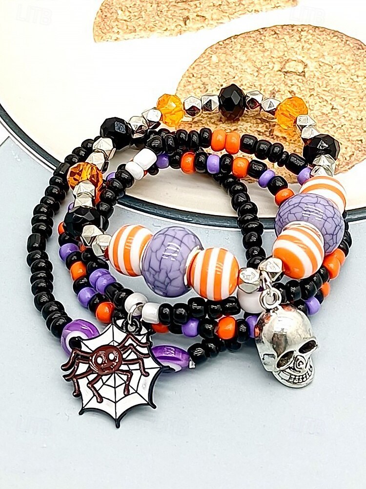 Per donna Braccialetto Set di bracciali Acrilico Lega Helloween del 2025 a $7.99 –P8