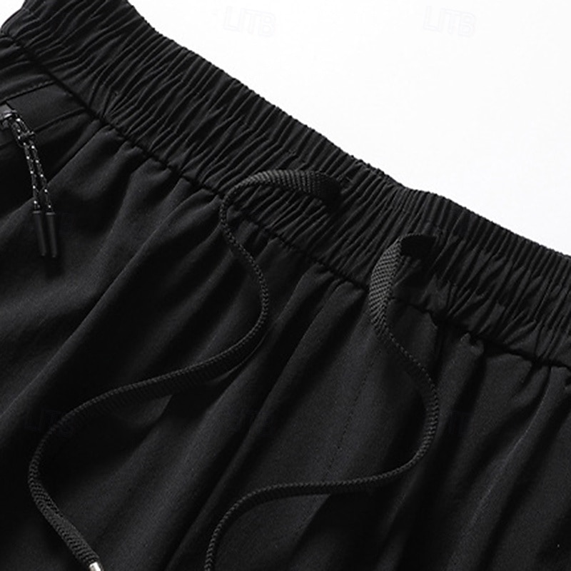 Homens Calças de Trilha Calças De Chuva Para Trilha Ao ar livre Normal Prova-de-Água Secagem Rápida Calças Bolsos Cintura elástica Com Cordão Cinzento Escuro Preto Acampar e Caminhar Corrida S M L XL de 2025 por $35.99 –P11