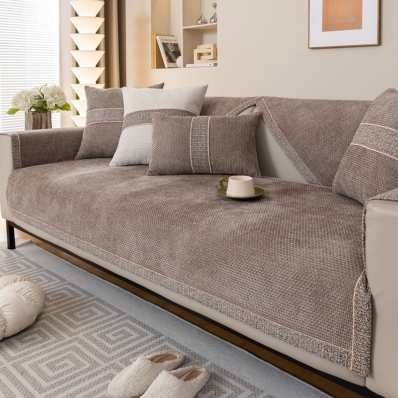 Helårs sofatrekk til hund moderne tweed vevd chenille sklisikkert sofatrekk kjæledyrvennlig 2026 - $19.99 –P5