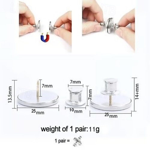 16-osainen magneettinen verhokiinnike, vahvat magneettiset pimennysverhokiinnikkeet, irrotettavat painonappikiinnikkeet verhoille, valoa estävät nauhalenkit, poraamattomat kiinnityssoljet 2025 - $17.99 –P6