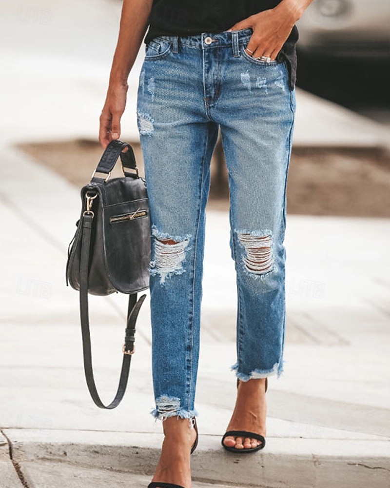 Női Nadrág Kényelmes leggings Egyenes Utcai sikk Alkalmi Teljes hossz Természetes Sima Zseb Izmos kellemes Vakáció Alkalmi Világos égszínkék Tengerészkék Fekete Ősz Normál 2026 - $26.99 –P5