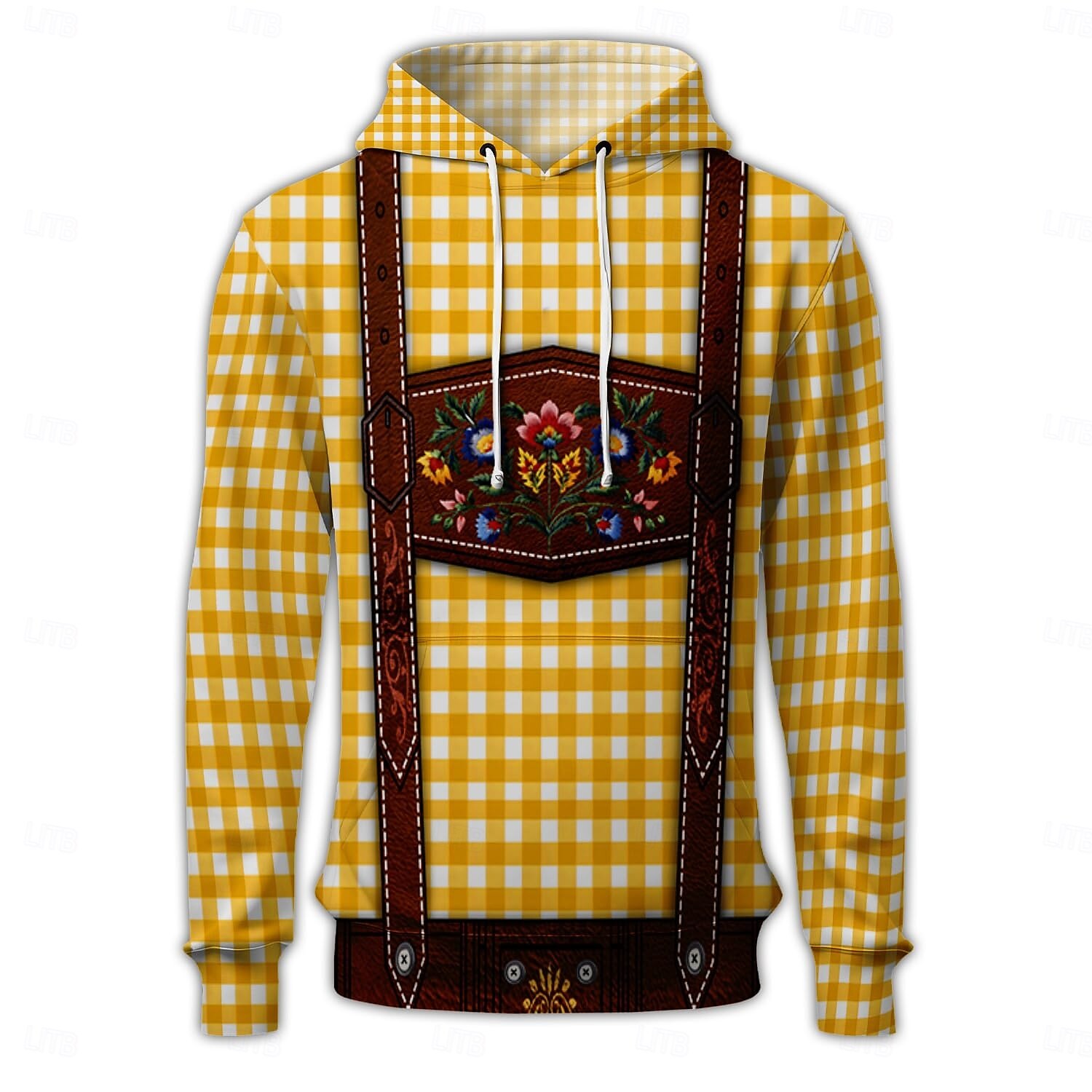 Oktoberfest Lederhosen-tryck Dirndl-tryck Huvtröja Pullover Bayersk München Tyska Grafisk Till Par Herr Dam Vuxna Karnival Oktoberfest öl 3D-utskrift Fest Ledigt / vardag 2025 - $29.99 –P6