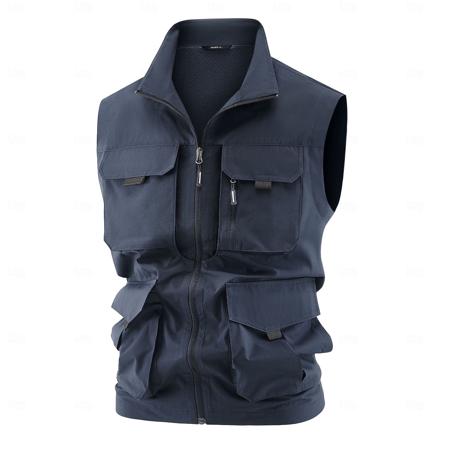 Hombre Chaleco al aire libre Chaqueta táctica Deporte Pesca Acampada y Senderismo Activo Primavera Otoño Multi bolsillo Multicapa Poliéster Táctico Cremallera Negro Azul Marino Caqui Verde Ejército 2025 - $41.99 –P5
