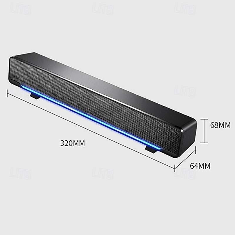 2025年 litbest x7 Bluetoothスピーカー Bluetooth USB ポータブル LEDライト テレビ用ミニスピーカー &パソコン  コレクション – $26.99 –P7