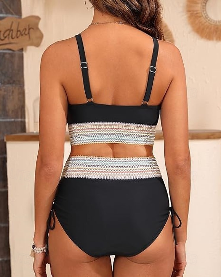 Femmes Maillots de Bain Tankini Maillot de bain Crochet Dos nu Tenues de plage Boho Couleur Unie Uni Plonger Sans manches Maillots de bain de 2025 ? $25.99 –P4