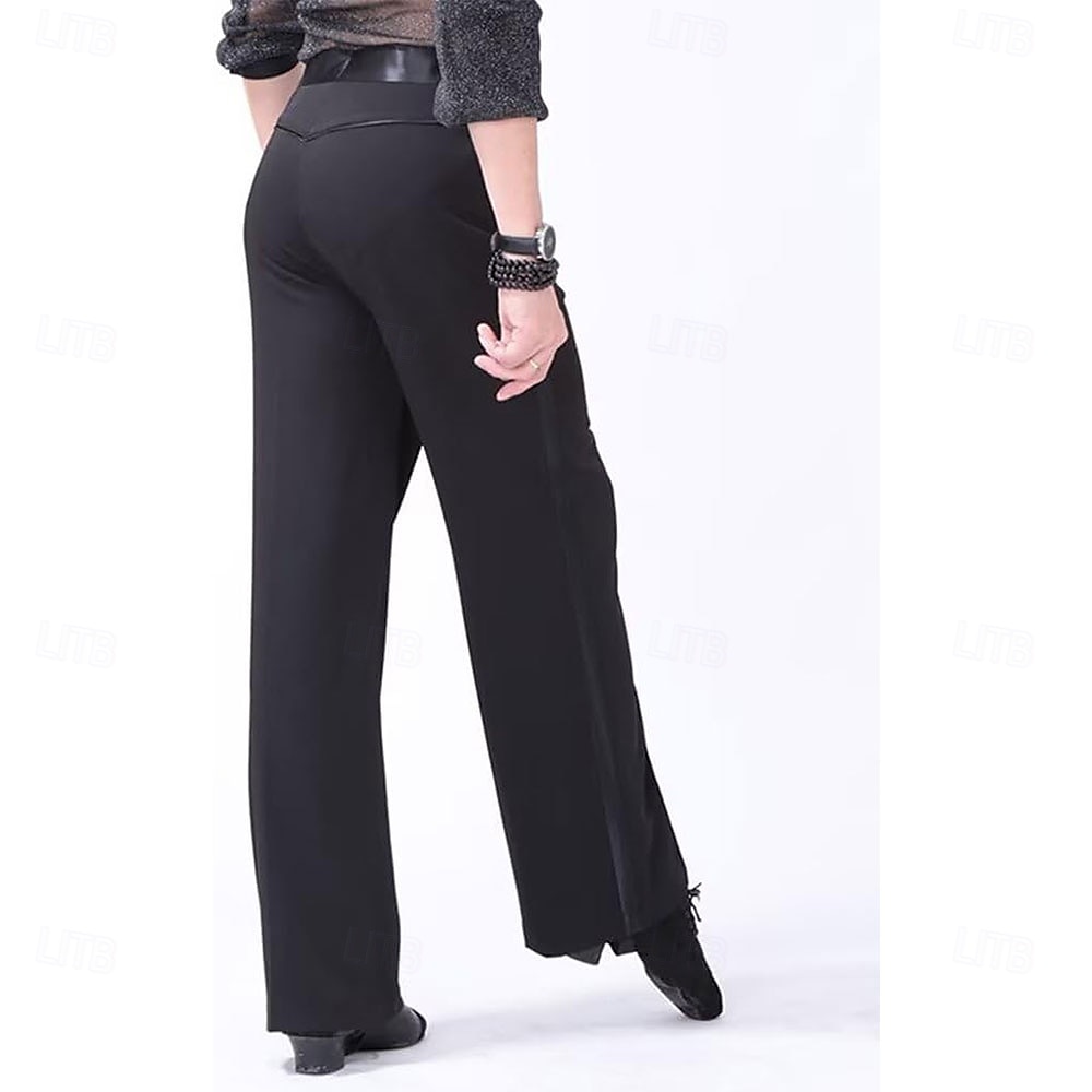 Pantalons de danse latine pour hommes et garçons, pantalons de danse carrée moderne parfaits pour le jazz, la rumba, le tango, la salsa de 2025 ? $33.99 –P6