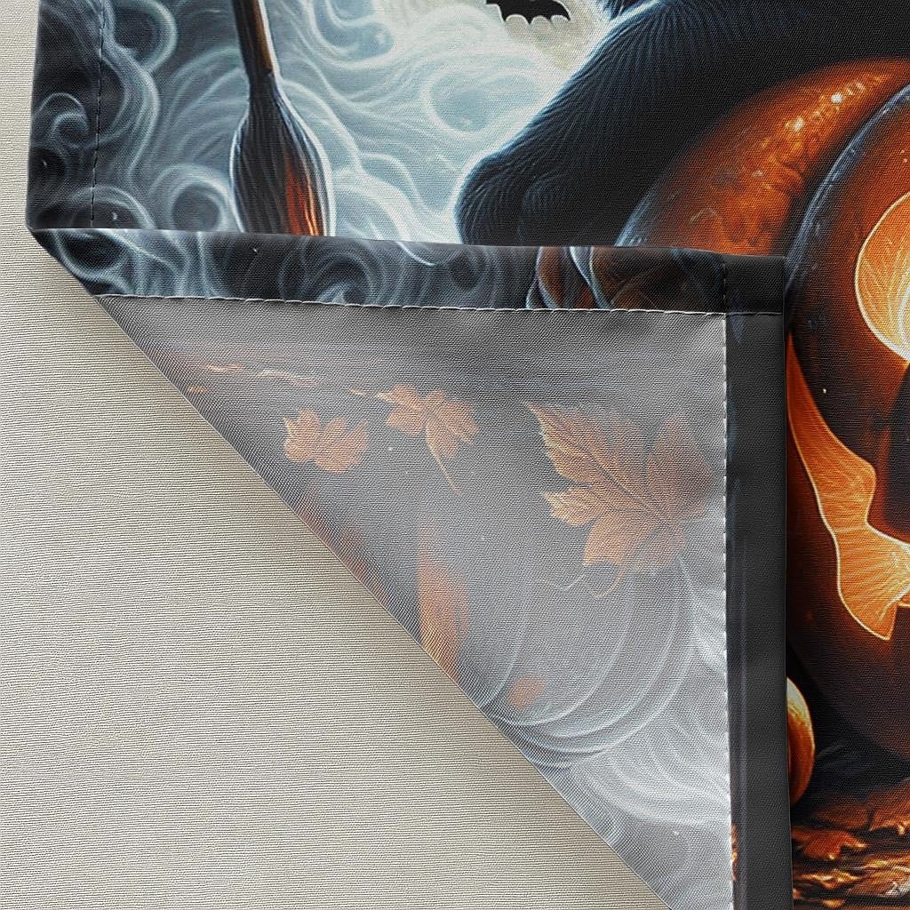 Halloweenský sprchový závěs s háčky, polyesterový, pratelný, voděodolný, vzorovaný, koupelnová vana, dekorace 2025 - $21.99 –P27
