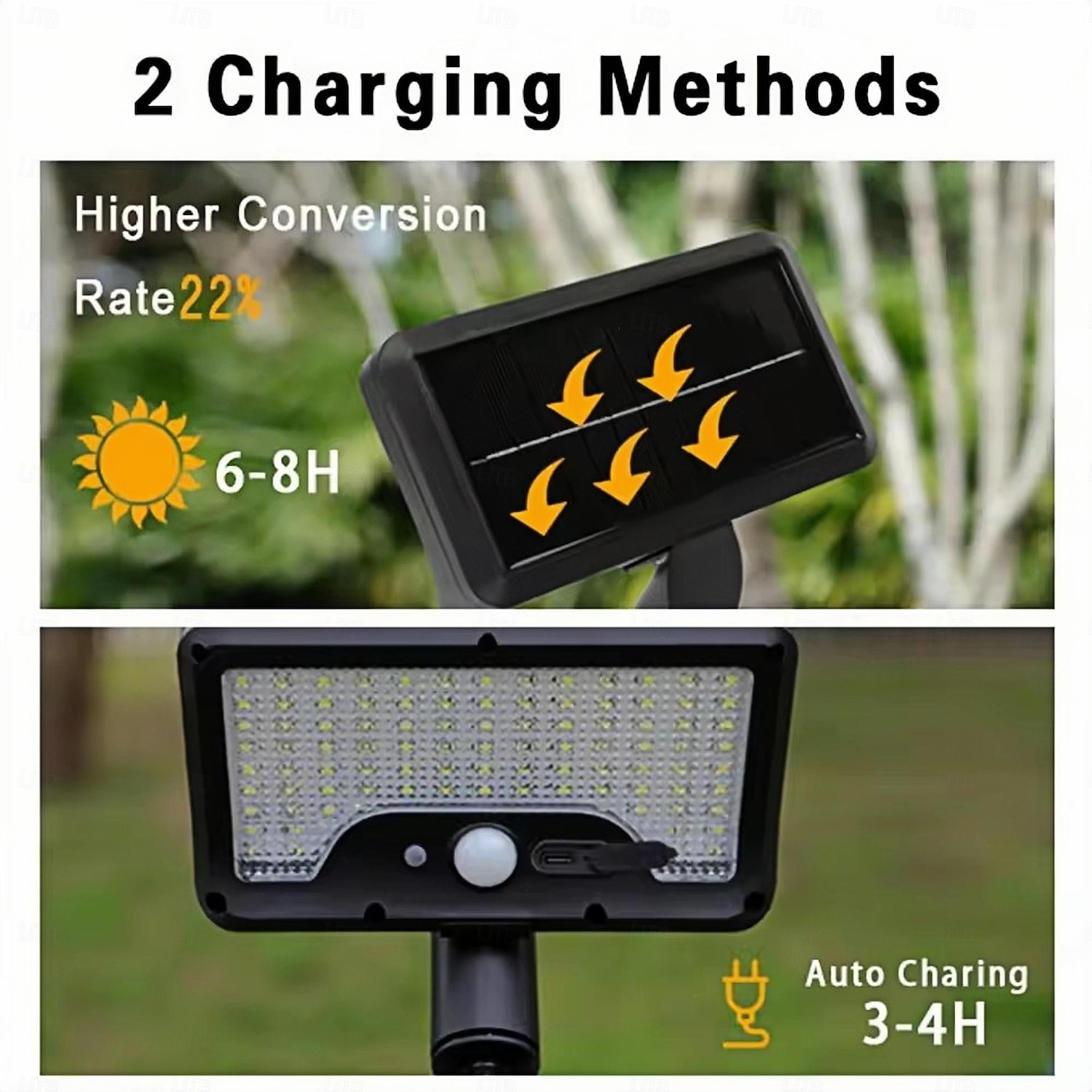 USB Clip On Solar Light Outdoor Motion Sensor 92 LED Solar Fence Lights Waterproof Safety Lighting Fences Decks Drainage Camping Tro  1PC 2026 - $38.99 –P6
