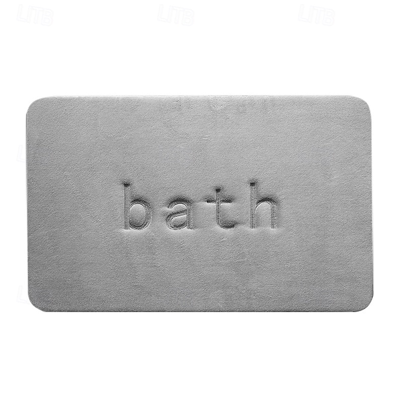 χαλί μπάνιου πολυτελές ξενοδοχείο απορροφητικό γρήγορο στεγνό χαλί αντιολισθητικό παχύ χαλί για είσοδο ντους τουαλέτας μαλακό μαξιλάρι δαπέδου απορρόφησης νερού 2026 - $19.99 –P4