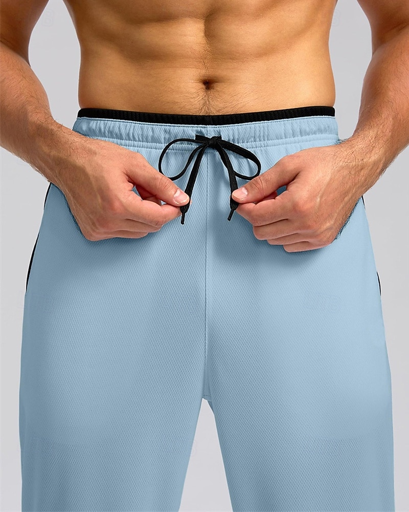 Per uomo Pantaloni da tuta Pantaloni Pantaloni della tuta a gamba dritta Tasca Elastico in vita Coulisse Blocco di colori Comodità Sport all'Aperto Quotidiano Moda Casual Nero 1 # Nero Micro-elastico del 2026 a $24.99 –P9