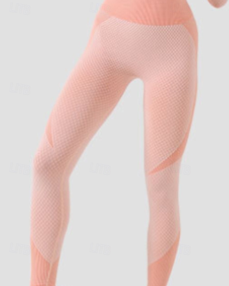 Mujer 2 Piezas Conjunto deportivo de yoga Conjuntos para estar en casa Otoño Retazos Bloque de color Trajes de Yoga Ejercito verde Negro Entrenamiento de gimnasio Alta cintura Secado rápido Eslático 2025 - $35.99 –P15