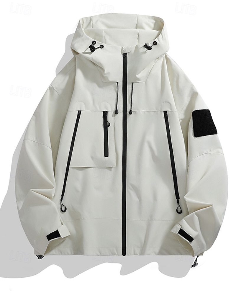 Per donna Giacca con Cappuccio Impermeabile Caldo Cerniera Tasca Moda Semplice All'aperto Streetwear Abbigliamento quotidiano Cerniera Regolare Con Cappuccio Vestibilità regolare Manica Lunga del 2025 a $26.99 –P5