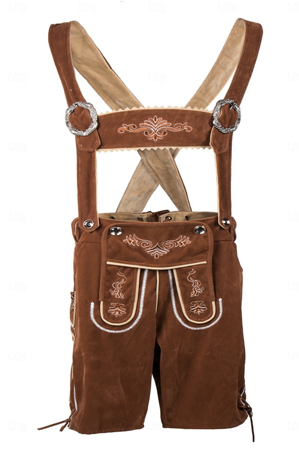 Oktoberfest Lederhosen bawarski Niemiecki Monachium Łąki Męskie Karnawał Impreza Festiwal Piwa Tkanina w stylu tradycyjnym 2026 - $83.99 –P6