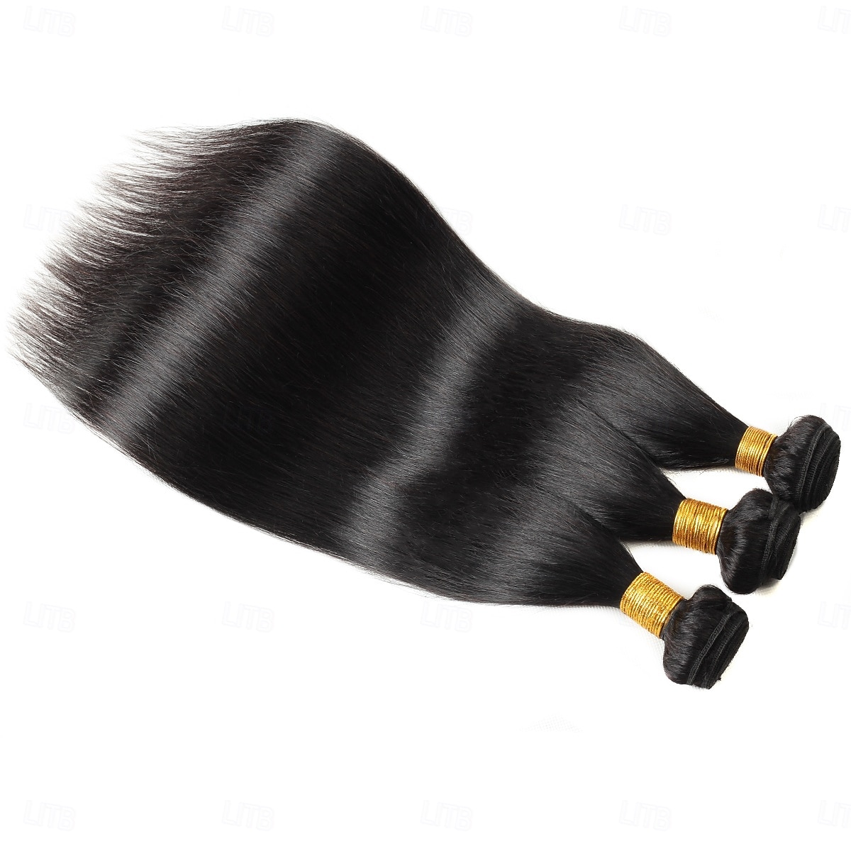 Extensions de cheveux brésiliens naturels lisses, lot de 3, 8 à 28 pouces, 300 g de 2025 ? $118.99 –P3