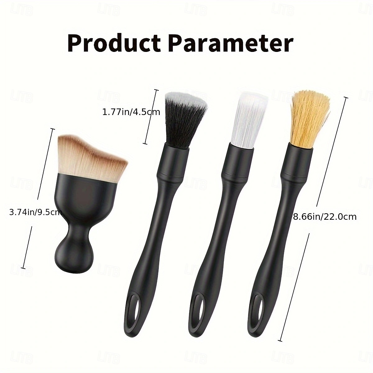 4 PCS Car Detailing Brush Set for Cleaning Interior or Exterior Boars Bristle Detailing Brushes Dusting Cleaning Supplies Tool for Emblem Air Vents Wheels Leather Upholstery Seat 2026 - $15.99 –P7