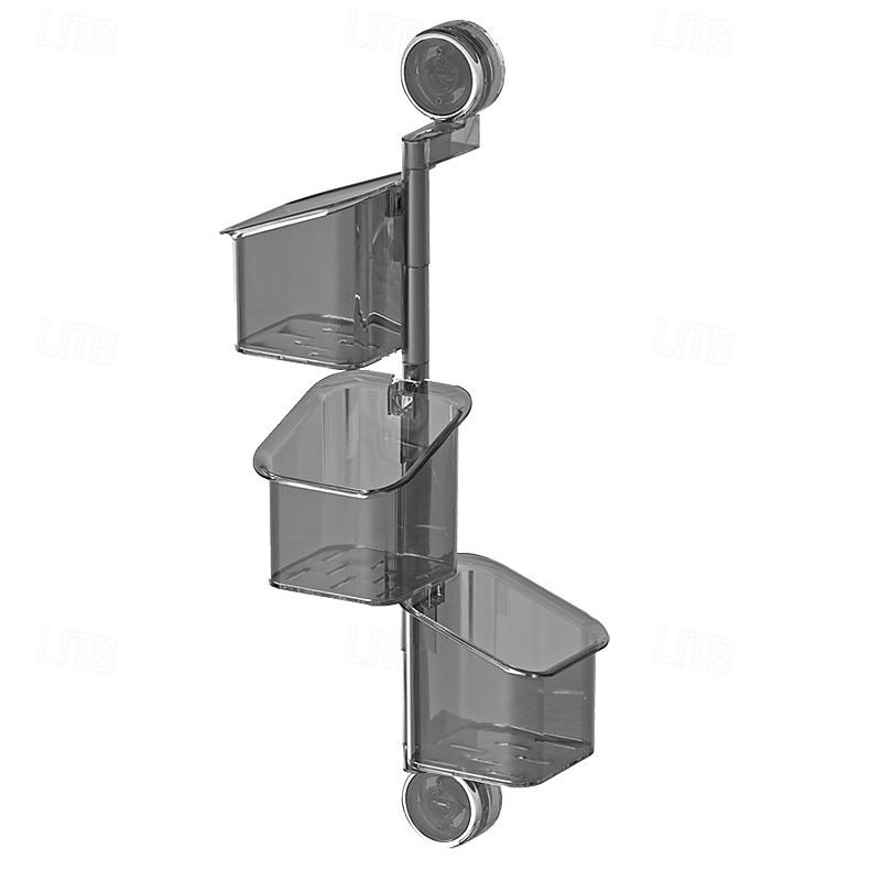 Suction Cup Wall Mounted Organizer Basket, Rotating Drill-Free Kitchen Storage Rack for Garlic Ginger Spice, Bathroom Hanging Storage Bin for Shower and Toiletries 2025 - $21.99 –P7