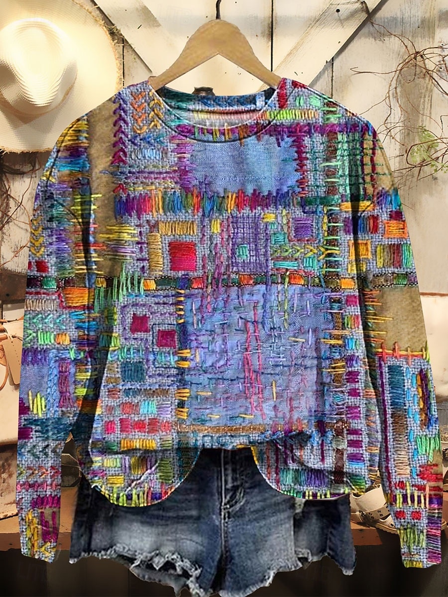 Femmes Sweat-shirts Graphique Animal Occasionnel manche longue Col ras du cou Hauts Réguliers Rue Tenue Quotidienne Occasionnel Imprimé Jaune Bleu Violet Orange Vert Automne Hiver de 2025 ? $24.99 –P4