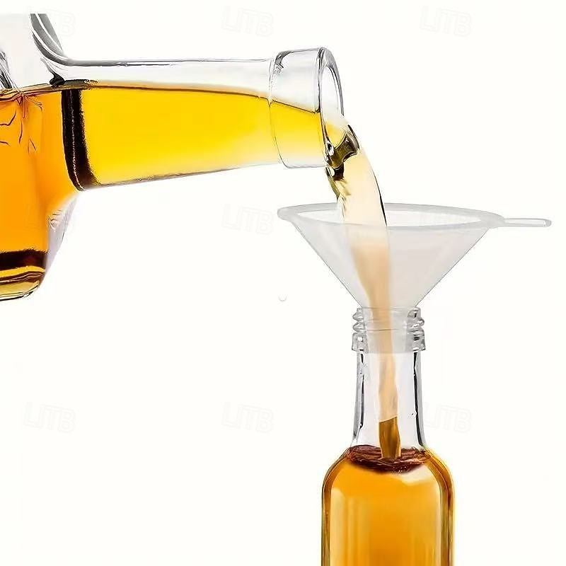 50 Stück Mini-Schnapsflaschen mit Trichter und Deckel, 50 ml/1,7 oz klare Plastikflaschen für Alkohol, Partygeschenke für Hochzeit, Geburtstag, Bierfest, Bar-Events 2026 - $23.99 –P4