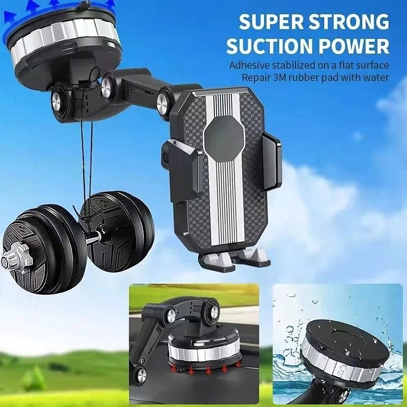 Soporte de teléfono con súper adsorción para salpicadero de coche, soporte con ventosa, soporte universal creativo de navegación, ajustable para parabrisas, soporte para teléfono con GPS y smartphone. 2025 - $15.99 –P4