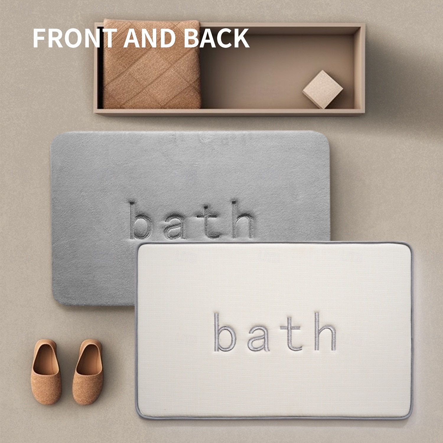 χαλί μπάνιου πολυτελές ξενοδοχείο απορροφητικό γρήγορο στεγνό χαλί αντιολισθητικό παχύ χαλί για είσοδο ντους τουαλέτας μαλακό μαξιλάρι δαπέδου απορρόφησης νερού 2026 - $19.99 –P5