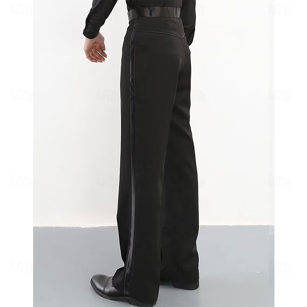 Pantalons de danse latine pour hommes et garçons, pantalons de danse carrée moderne parfaits pour le jazz, la rumba, le tango, la salsa de 2025 ? $33.99 –P5