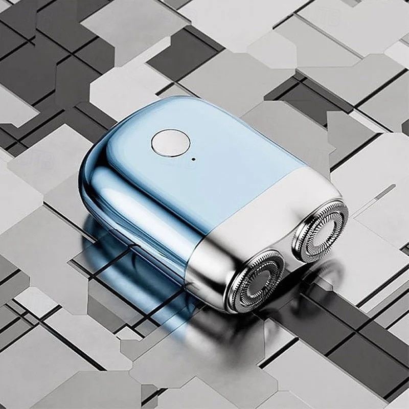 Waterproof Portable USB Men's Shaver Dual-Head Magnetic Mini Electric Razor Compact Beard Trimmer for Men Rechargeable USB Charging Travel Friendly Shaving Device 2025 - $20.99 –P11