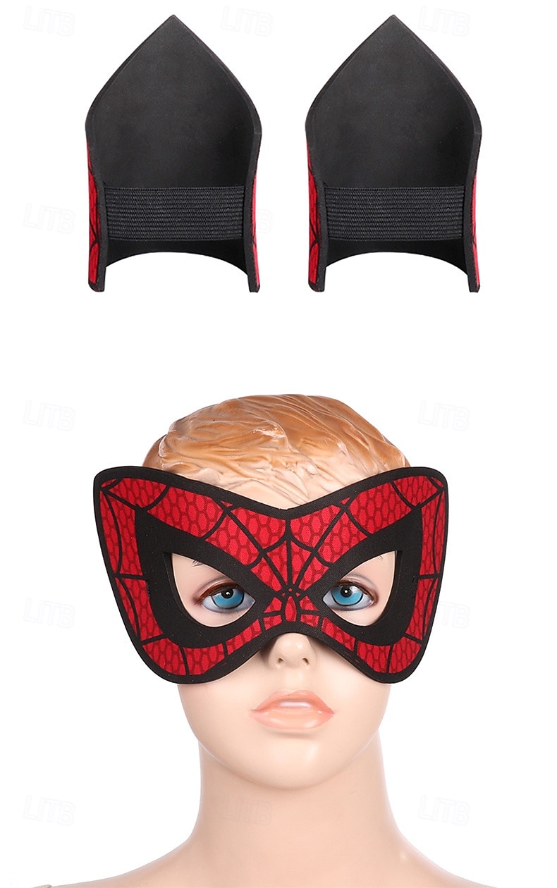 Mask Arm Guards Spider Superhero Half Face Kid's Unisex Boys' Halloween Carnival Party Performance Dress Up 2026 - $12.49 –P5