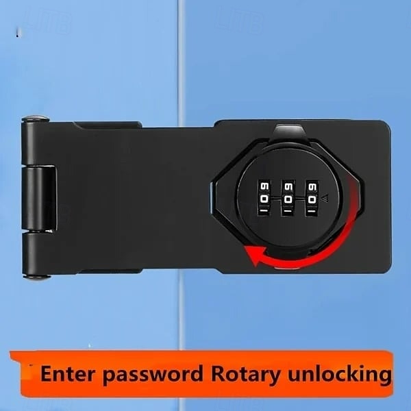 Противоугонные замки для шкафов с паролем, дверные замки для шкафов, ящиков, обувных шкафов, раздвижных двустворчатых шкафов, надежные кодовые замки для безопасности дома 2025 - $19.99 –P4