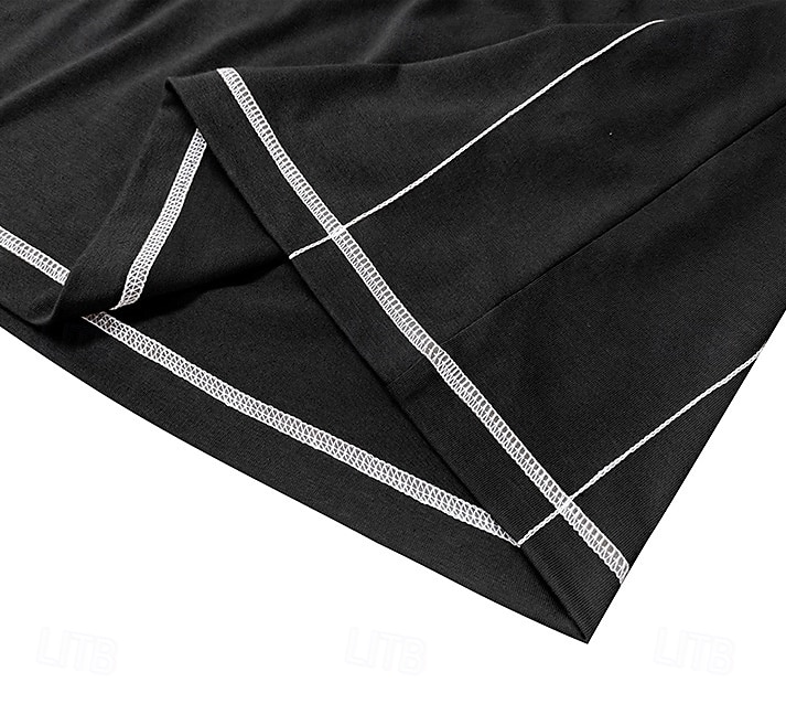 Men's T Shirt Henley Shirt Henley Top Long Sleeve Solid Color Vintage Casual Contrast Stitching Henley Outdoor Causal Casual Spring Fall Spring &  Fall Black White Gray Henley T-Shirt 2025 - $22.99 –P4