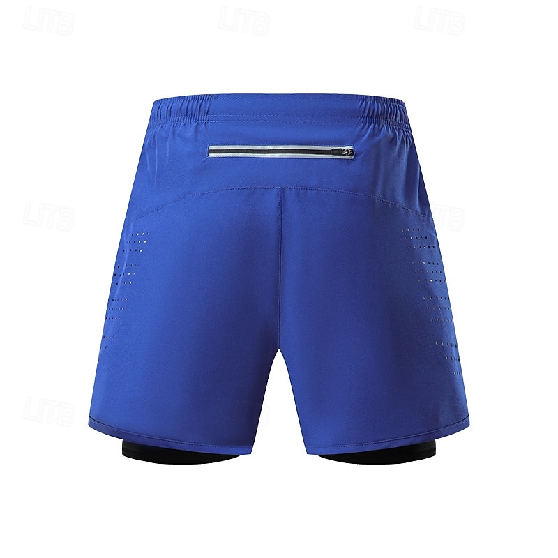 Men's Running Shorts Military Outdoor Regular Fit Quick Dry Shorts Elastic Waist Drawstring Black White Hunting Climbing Camping / Hiking / Caving S M L XL XXL 2025 - $16.49 –P3