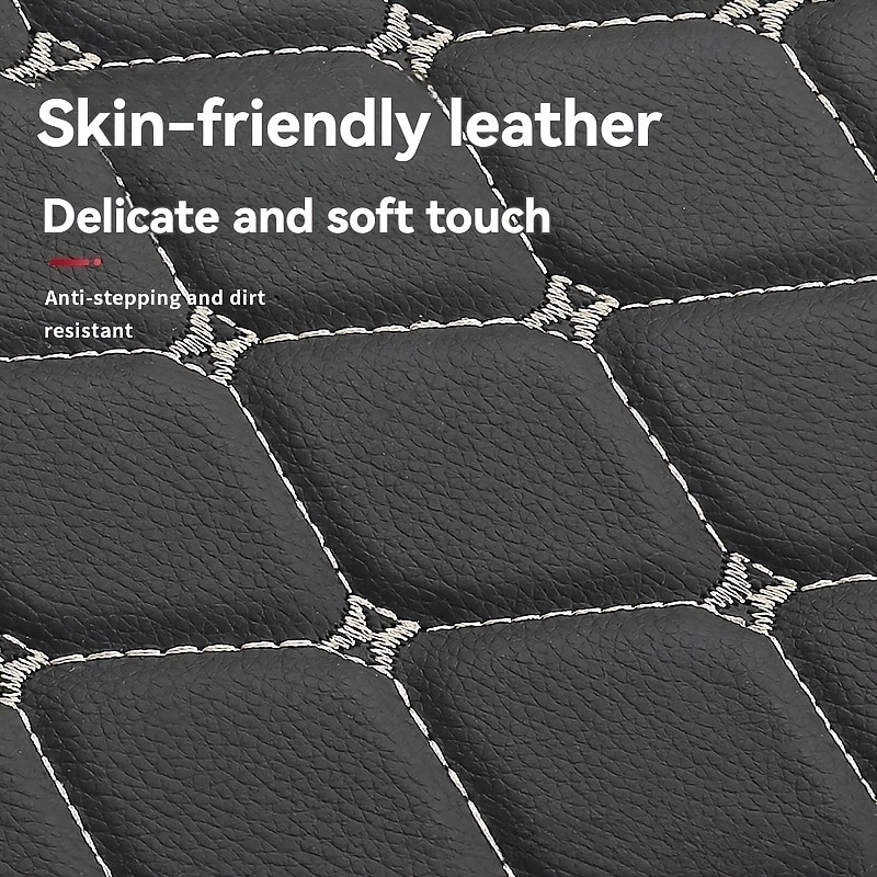 2 PCS Durable Car Seat Protector Anti-Soil Black Faux Leather Car Seat Back Protector with Diamond Stitch Design Car Seat Covers Easy-Clean for Rear Seats Seat Protection 2025 - $21.99 –P7
