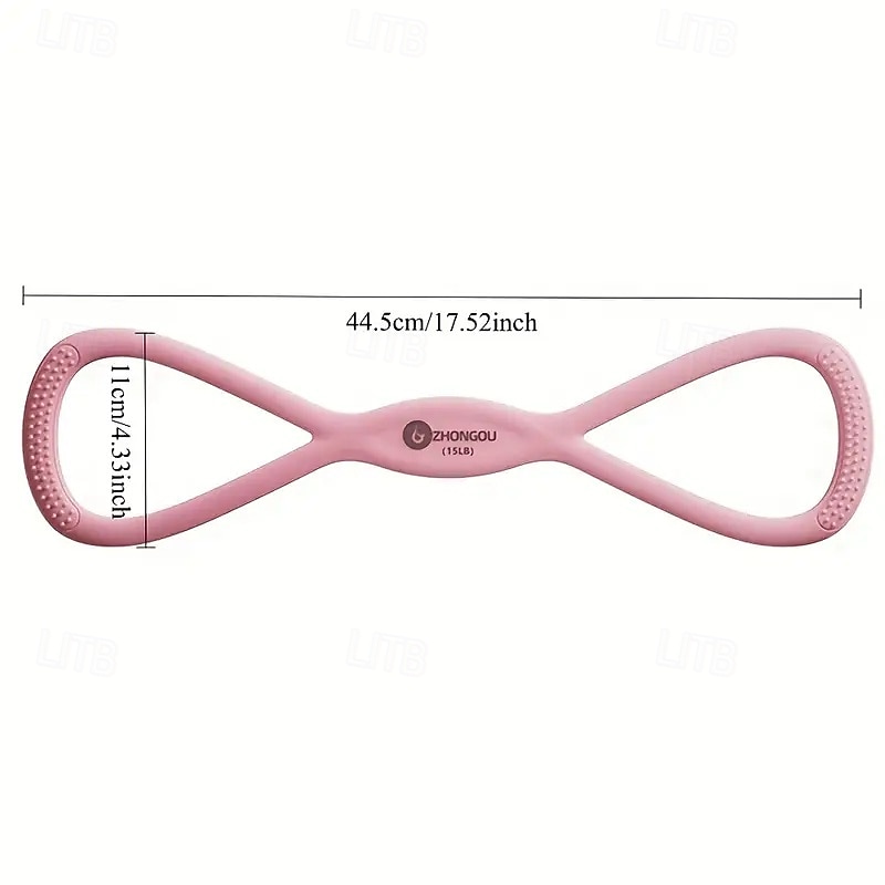 Bande de résistance pour le yoga 25 lb/35 lb, bande de fitness extensible, bandes d'exercice en forme de 8 polyvalentes, aide à la traction en forme de 8 pour la mobilité des épaules &développement du de 2025 ? $13.99 –P14