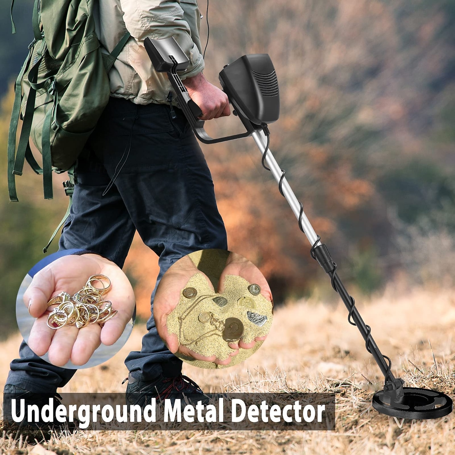 detector de metais subterrâneo, detector de metais subterrâneo gtx4030 detector de metais portátil detector de metais portátil destacável detector de metais de fácil instalação detector de metais de 2025 por $141.99 –P2