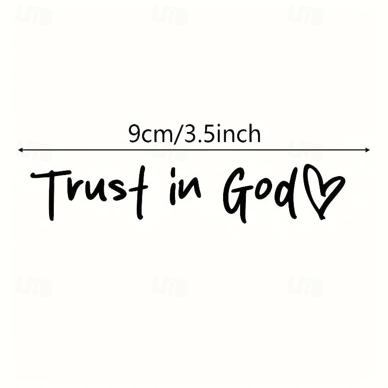4pcs Trust in God Car Rearview Mirror Sticker, Car Rearview Mirror Decal, Inspirational Vinyl Sticker, Ideal Christian Gift, Jesus Faith Letter Decals for Car Interior 2026 - $16.99 –P2