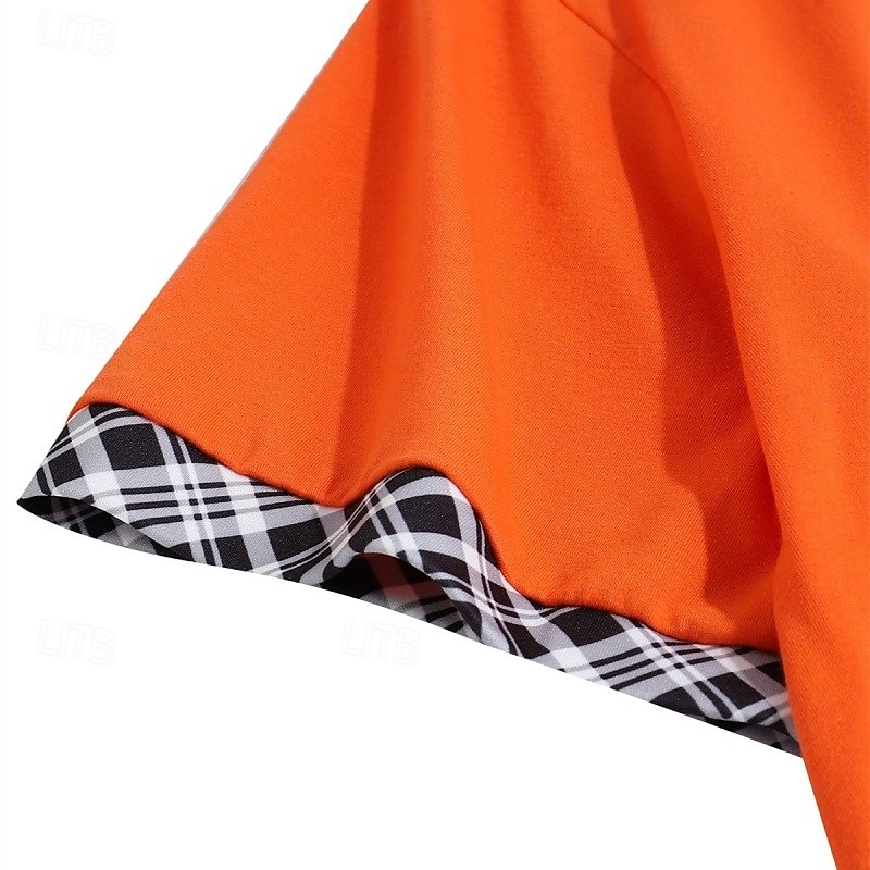 Men's Cotton Blend Polo Shirt Golf Shirt Casual Sports Lapel Short Sleeve Fashion Basic Houndstooth Plaid / Check Patchwork Pocket Summer Spring Slim Fit White Light Blue Orange Khaki Grey Cotton 2026 - $8.99 –P5