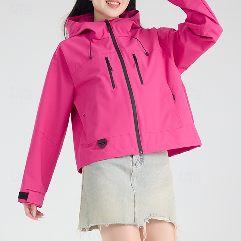 Mujer Cortavientos Chaqueta Chaqueta para senderismo Chaqueta rígida Al aire libre Impermeable Resistente al Viento Trajes de senderismo Ropa de senderismo Primavera Otoño Camiseta Camping 2025 - $46.99 –P5