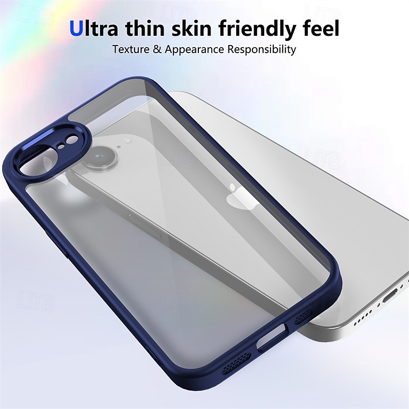 телефон Кейс для Назначение Apple AirTag iPhone 16 Про Макс Плюс iPhone 15 14 Pro Max Plus iPhone 13 Pro Max Кейс на заднюю панель Полупрозрачный Защита от удара ПК 2025 - $11.99 –P8
