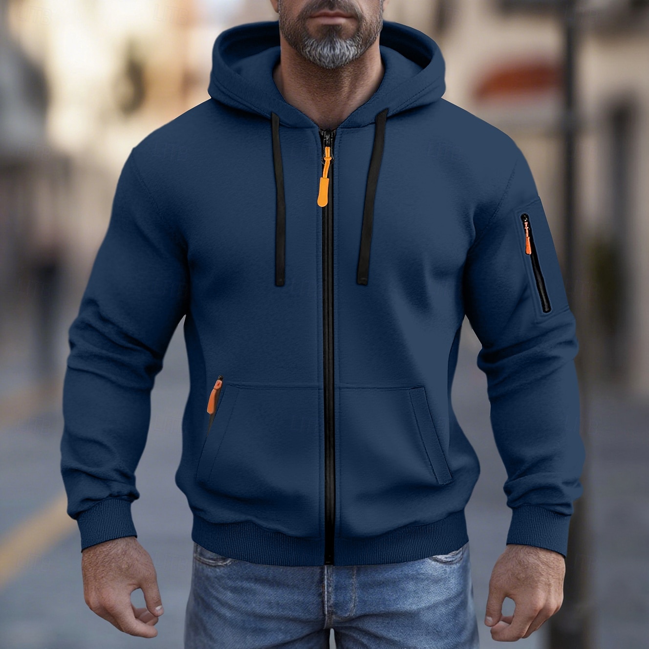 Per uomo Felpa con cappuccio Felpa con cappuccio a zip intera Felpa con cappuccio in pile Felpa con cappuccio tattica Nero Bianco Verde militare Rosso Borgogna Con Cappuccio Semplice Cerniera Sport del 2025 a $23.99 –P7