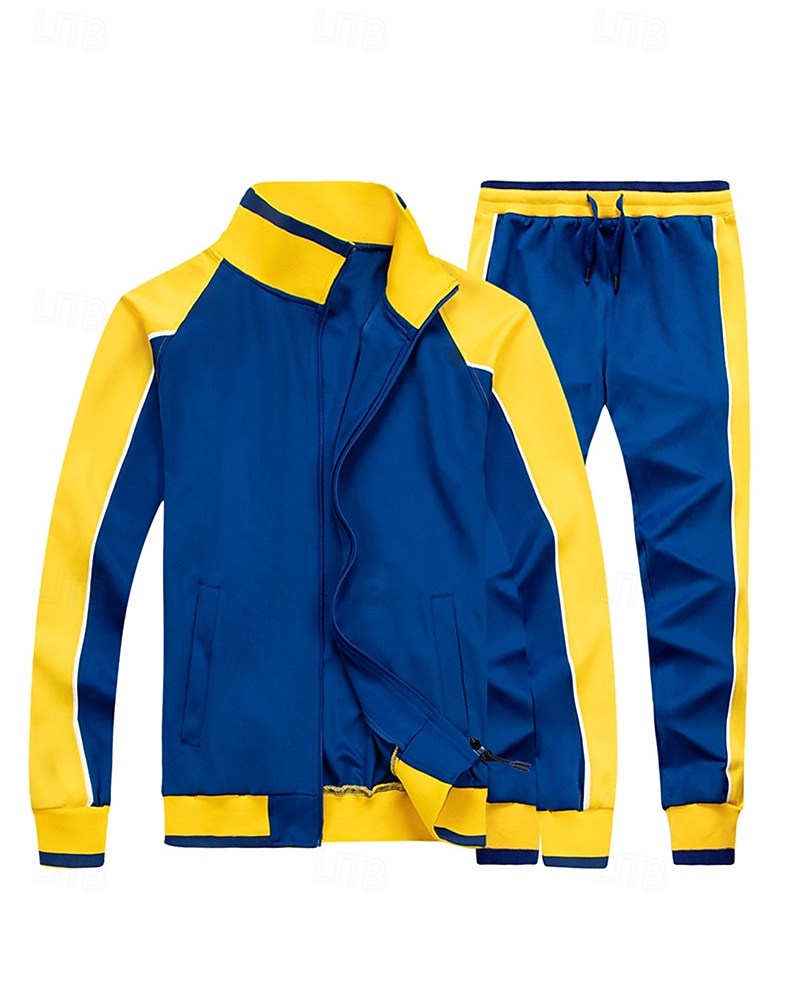 Per uomo Tuta da Ginnastica Pantaloni da Tuta Cerniera completa Athleisure Autunno Manica Lunga Protezione Solare Antivento Leggero Pesca Escursionismo Corsa abbigliamento sportivo Abbigliamento del 2025 a $40.99 –P7