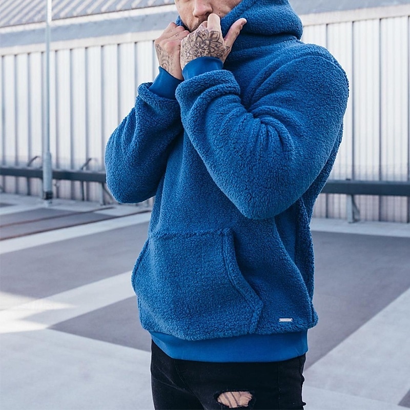 Homens Moletom Quarter Zipper Hoodie Moletom de lã Preto Branco Azul Cinzento Com Capuz Tecido Bolso frontal Quarter Zip Desportos e Ar livre Casual Diário Roupa de rua Legal Roupa de Esporte Outono de 2025 por $31.99 –P5
