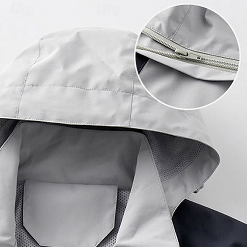 Hombre Cortavientos Chaqueta Chaqueta para senderismo Chaqueta rígida Al aire libre Impermeable Resistente al Viento Trajes de senderismo Ropa de senderismo Primavera Otoño Camiseta Camping 2025 - $35.99 –P5