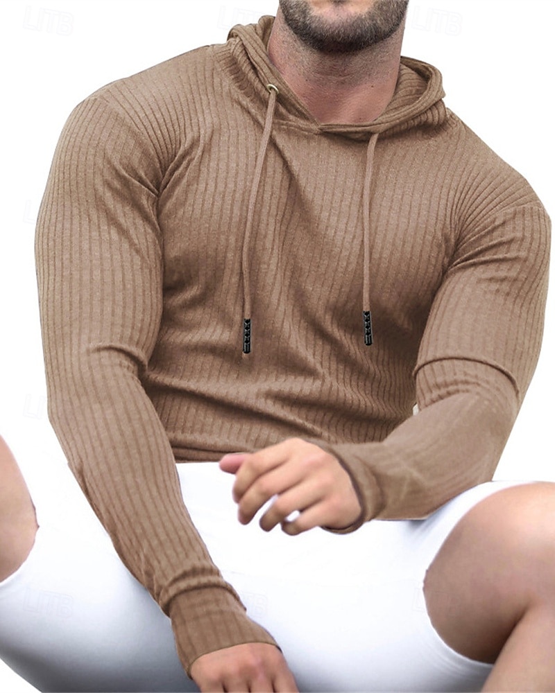 Homens Moletom Top de caminhada Moletom esportivo com capuz Manga Longa Com Capuz Camiseta Blusas Ao ar livre Térmico / Quente Leve Inverno Quarter-Zip Poliéster Preto Verde Tropa Azul Marinho Caça de 2025 por $18.39 –P4