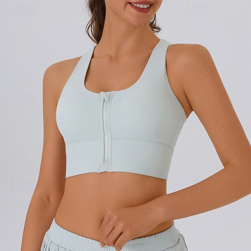 Per donna Reggiseno sportivo Intimo / Maglia Intima Supporti alti Traspirante Senza fili Imbottito Colore Solido / Tinta Unita Sport Abbigliamento sportivo Nero Blu Palestra Fitness Yoga del 2025 a $18.99 –P5