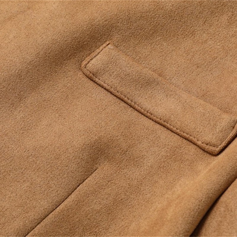 Herren Imitat-Lederjacke Urlaub Täglich Winddicht Warm Tasche Herbst Winter Einfach Mode Klassisch Stehkragen Regulär Hellkaki Schwarz Blau Khaki Armeegrün Jacken 2025 - $52.99 –P9