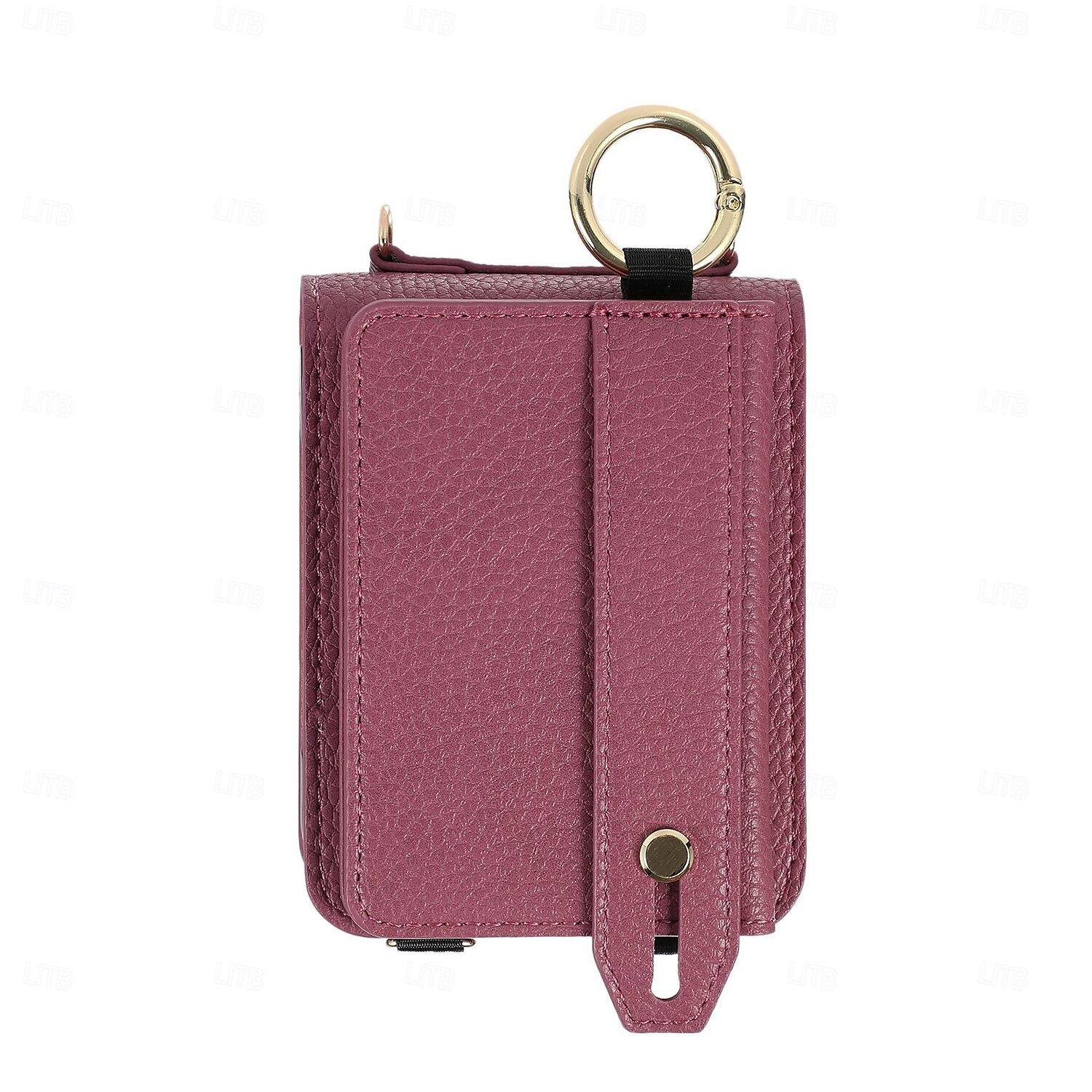telefono Custodia Per Samsung Galaxy Z Flip 7 Z Flip 6 Z Flip 5 Z Flip 4 Copertura Posteriore con Cordino Cavalletto Slot per Carte Retrò TPU Pelle PU del 2025 a $24.99 –P1